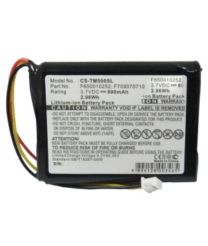 3.7V 0.8Ah Li-ion battery for TomTon One S4L Rider 2nd