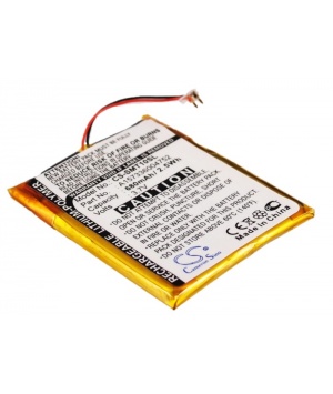 Batería 3.7V 0.45Ah LiPo para Samsung YP-T10J