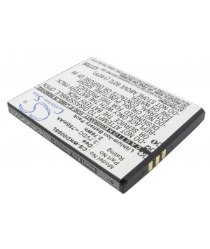 Batteria 3.7V 0.75Ah Li-ion per Wiko DEA