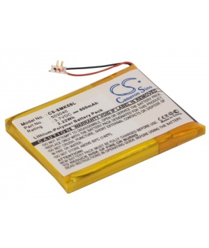 Batterie 3.7V 0.6Ah Li-Po pour Samsung YP-K5 (503040)