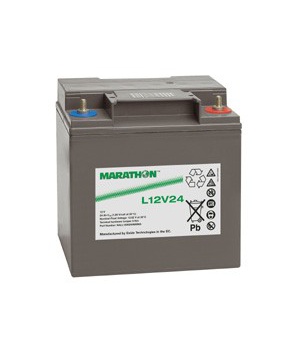 Batterie Plomb 12V 24Ah Exide (168X127X174) (L12V24) 
