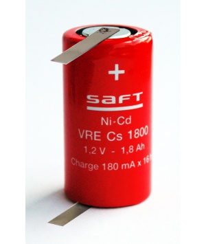 Saft elemento 1.2 v 1.8 Ah VRECS1800 alette CLG