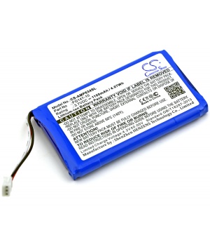 3.7V 1.1Ah Li-ion battery for AMX Mio Modero remote controls