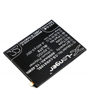 Battery 3.85V 4Ah LiPo BL270 for LENOVO Vibe K6 Plus