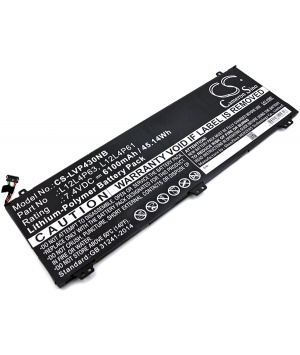Batterie 7.4V 6.1Ah LiPo L12M4P61 pour Lenovo IdeaPad U330p (L12L4P61)