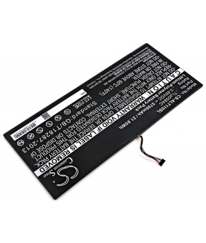 Battery 3.85V 5.7Ah LiPo for Alcatel One Touch Plus 10"