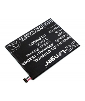 3.8V 4Ah LiPo TLP040D2 Batería para Alcatel OT-9007