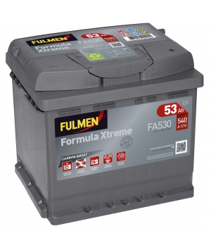 Batterie Démarrage Fulmen Xtrem FA530 12V 53Ah 540A En