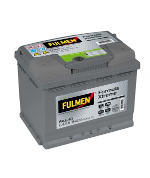 Batterie Démarrage Fulmen Xtrem FA640 12V 64Ah 640A En