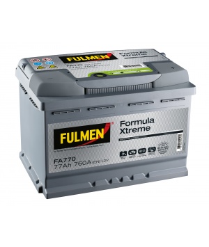 Batterie Démarrage Fulmen Xtrem 12V 77Ah 760A En (FA770)