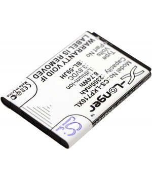 3.8V 2.3Ah Li-ion battery for LG AS870