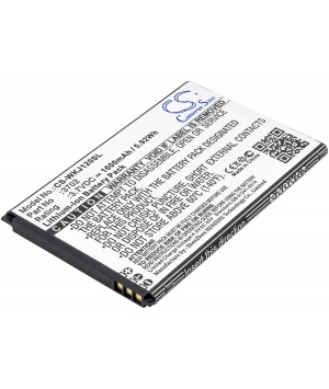 Batterie 3.7V 1.6Ah Li-ion pour smartphone Wiko Jerry (3702)