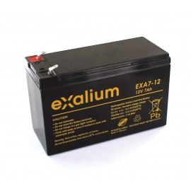 Batería 12V 7Ah plomo de Exalium EXA7-12