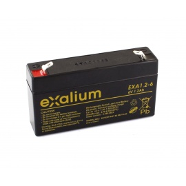 batería de plomo 6V 1.2Ah Exalium EXA1.2-6