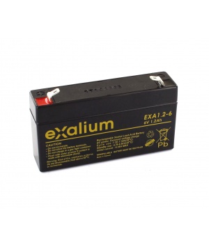 Lead battery 6V 1.2Ah Exalium EXA1.2-6