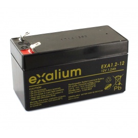 Batterie Plomb 12V 1.2Ah EXALIUM (97X43X56) (EXA1.2-12) 
