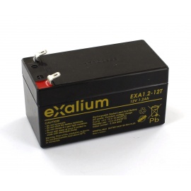 Batería plomo Exalium 12V 1.2Ah EXA1.2-12T