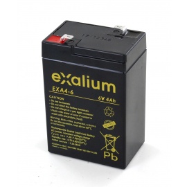 Batteria piombo 6V 4Ah Exalium EXA4-6