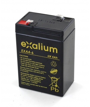 Batterie Plomb 6V 4Ah Exalium EXA4-6