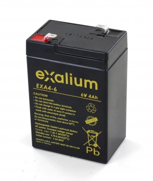 Battery Lead 6V 4Ah Exalium EXA4-6