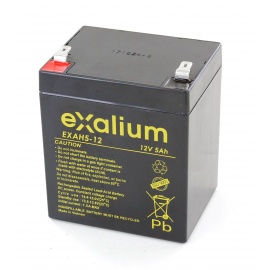 Batterie Plomb 12V 5Ah EXALIUM (90X70X106) (EXAH5-12) 