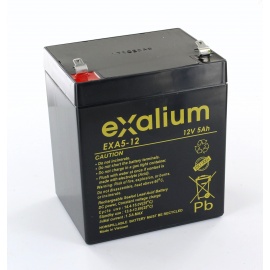 Batterie Plomb 12V 5Ah EXALIUM (90X70X106) (EXA5-12) 