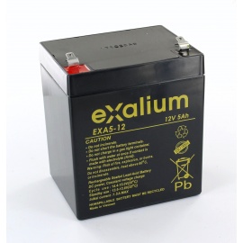 Exalium 12V 5Ah EXA5-12 Batería de plomo