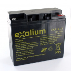 Batterie plomb Exalium 12V 18Ah EXA18-12