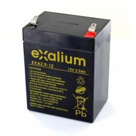 Batterie Plomb 12V 2.9Ah EXALIUM (79X56X99) (EXA2.9-12) 