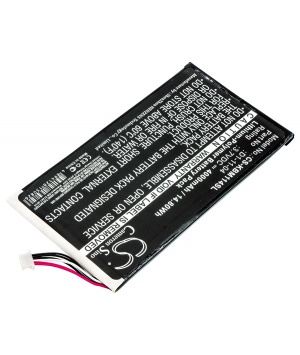 3,7V 4Ah Li-Po battery for Ebook Kobo K080-KDN-B, vox