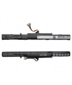 Batterie 14.4V 2.2Ah Li-ion pour Asus ZX53V (A41-X550E)