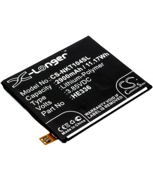 3.85V 2.9Ah Li-Polymer battery for Nokia 5 Dual SIM