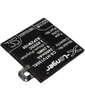 3.85V 2.4Ah LiPo battery for HTC Alpine