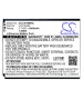 3.7V 2Ah Li-ion battery for Cubot GT99