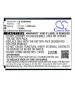 Batteria 3.7V 2Ah Li-ion per Cubot X6