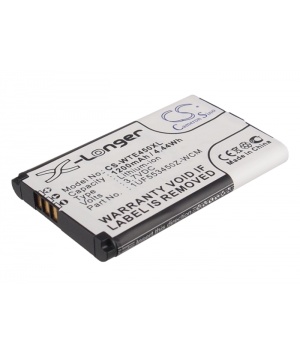 3.7V 1.2Ah Li-ion batterie für Wacom CTH-470