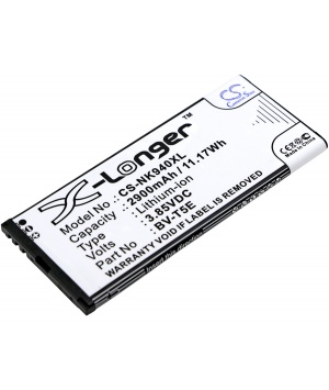 3.85V 2.9Ah Li-ion battery for Microsoft Lumia 940