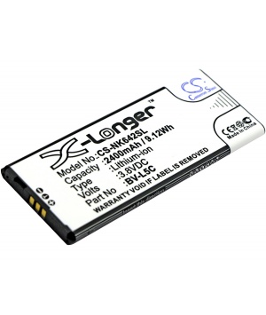 Batterie 3.8V 2.4Ah Li-ion BV-L5C pour Nokia Lumia 640 LTE