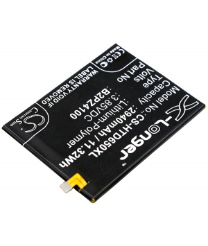 3.85V 2.94Ah LiPo battery for HTC 99HALL015-00