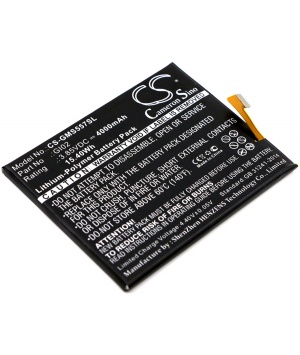 Batterie 3.85V 4Ah Li-Po pour smartphone Gigaset GS57-6