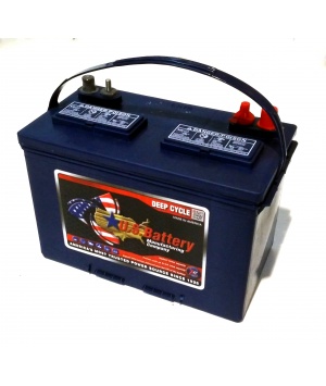 Batería de plomo lento descarga 12V 115Ah US27DC para lavadora de autos, coche del golf, barco, camping coche