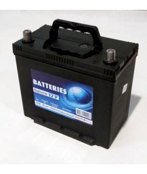 Anlasser 12V 45Ah 325A Blei-Batterie + Links mit adapter