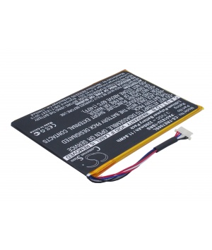 Batterie 3.7V 3.2Ah Li-Po pour tablette Toshiba AT7-B, AT7-C