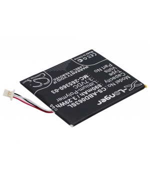 3.7V 0.89Ah Li-Polymer battery for Amazon Kindle 7