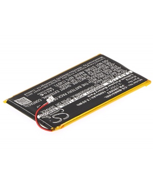 Batería 3.7V 1.5Ah LiPo para Barnes & Noble BNRV510