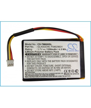 3.7V 1.35Ah Li-Polymer batterie für GPS TomTom One V1