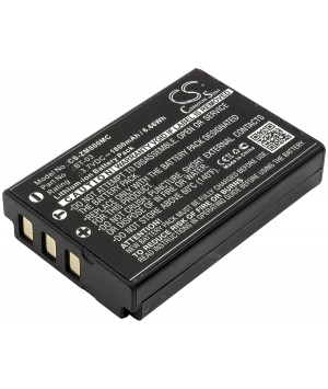 Batteria 3.7V 1.8Ah Li-ion per ZOOM Q8 Recorder