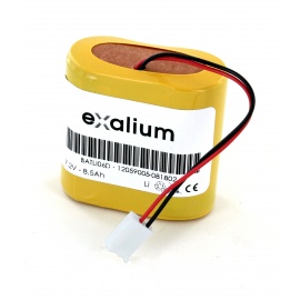 Pile lithium 7,2V 6Ah type pour Daitem (BATLI06)