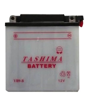 Battery motorcycle reinforced lead 12V 9Ah YB9 - B Battery motorcycle reinforced lead 12V 9Ah YB9 - B