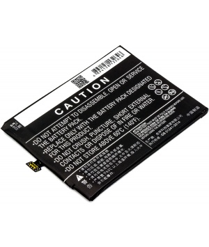 3.85V 3.1Ah Li-Po battery for ZTE Nubia Z17